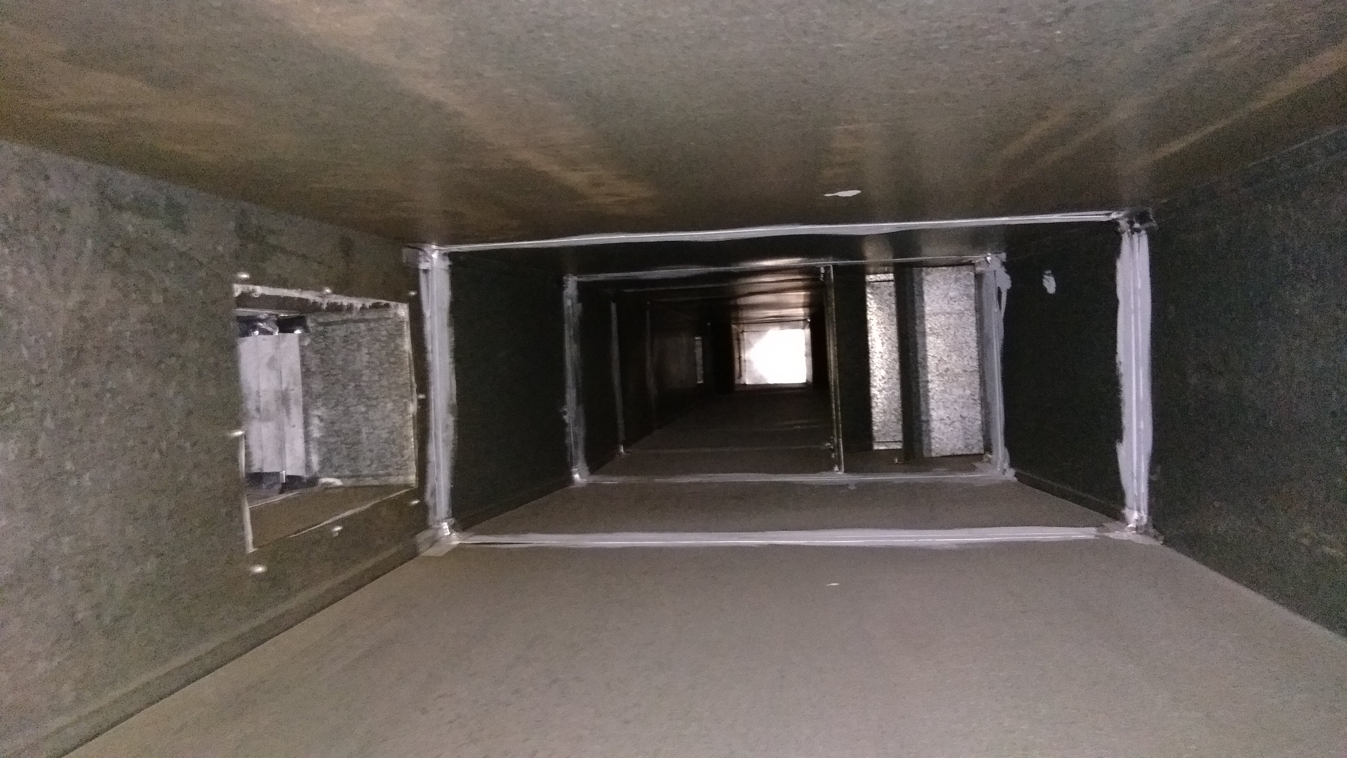 Duto antes da Limpeza